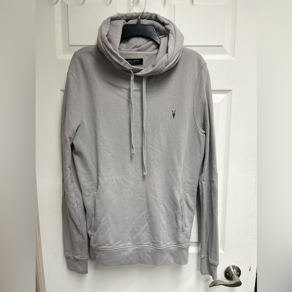 All Saints Light Gray Men's Hoodie sz S